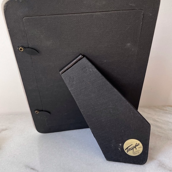 Vintage ceramic pictures frame with floral accent - Picture 7 of 12